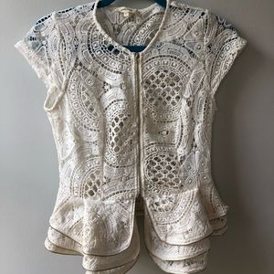Love Culture peplum lace top